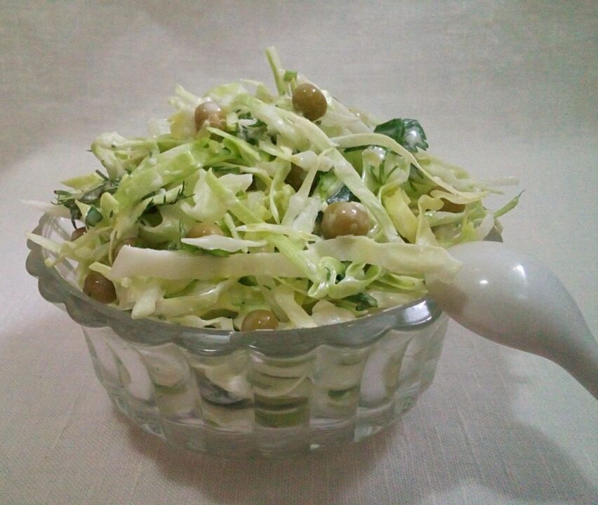 kokt kålsalat på japansk diett