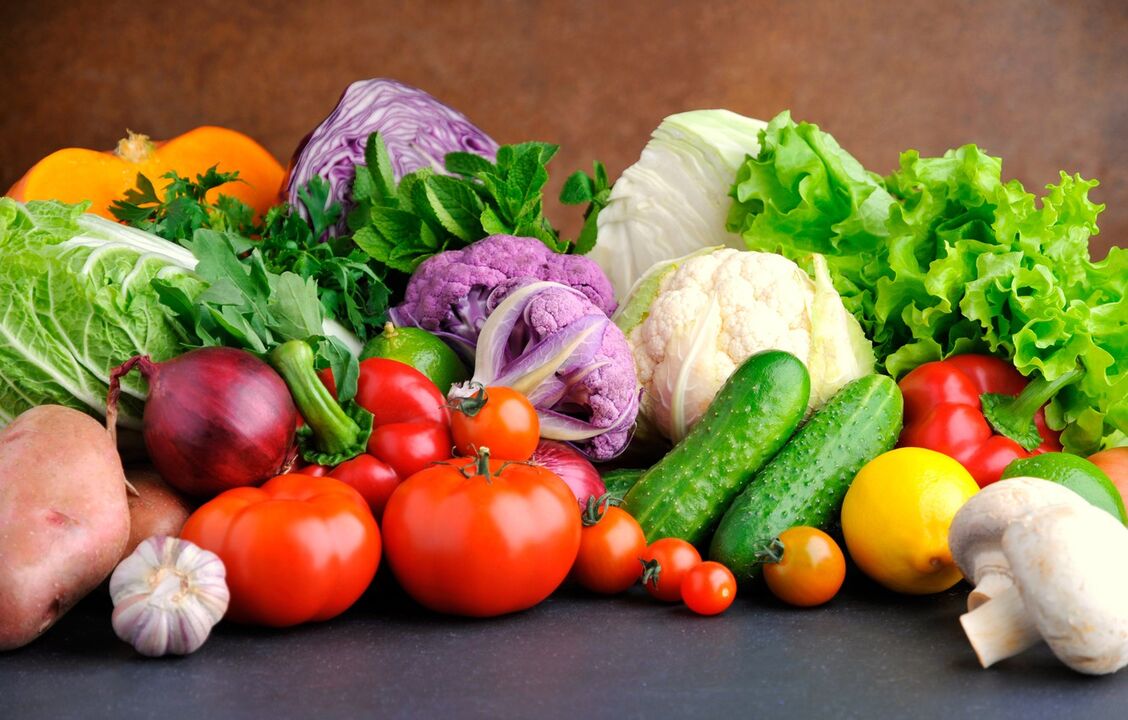 grønnsaker for vekttap