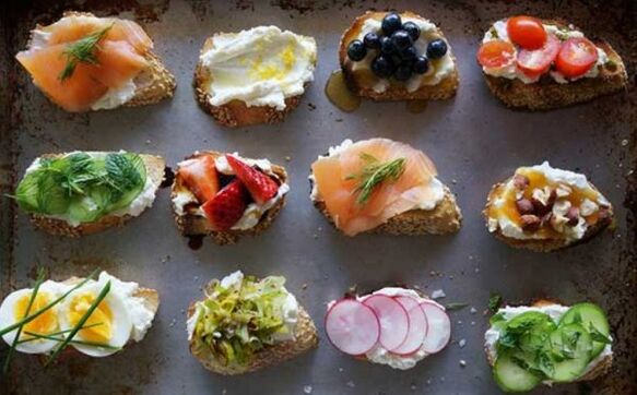 mat for snacking med riktig ernæring for vekttap