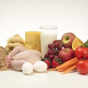 protein mat og frukt på de seks kronblad dietten