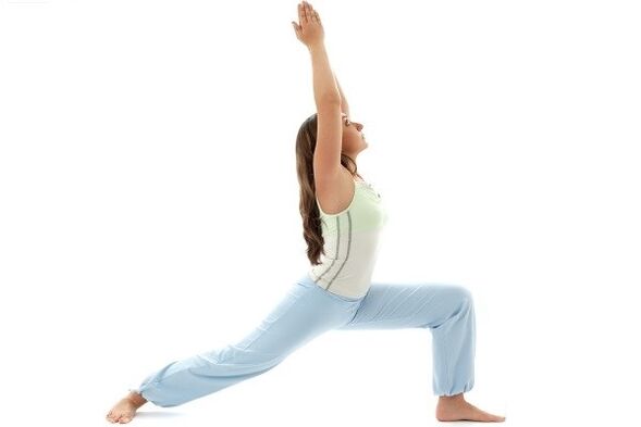 yoga kriger utgjør for vekttap